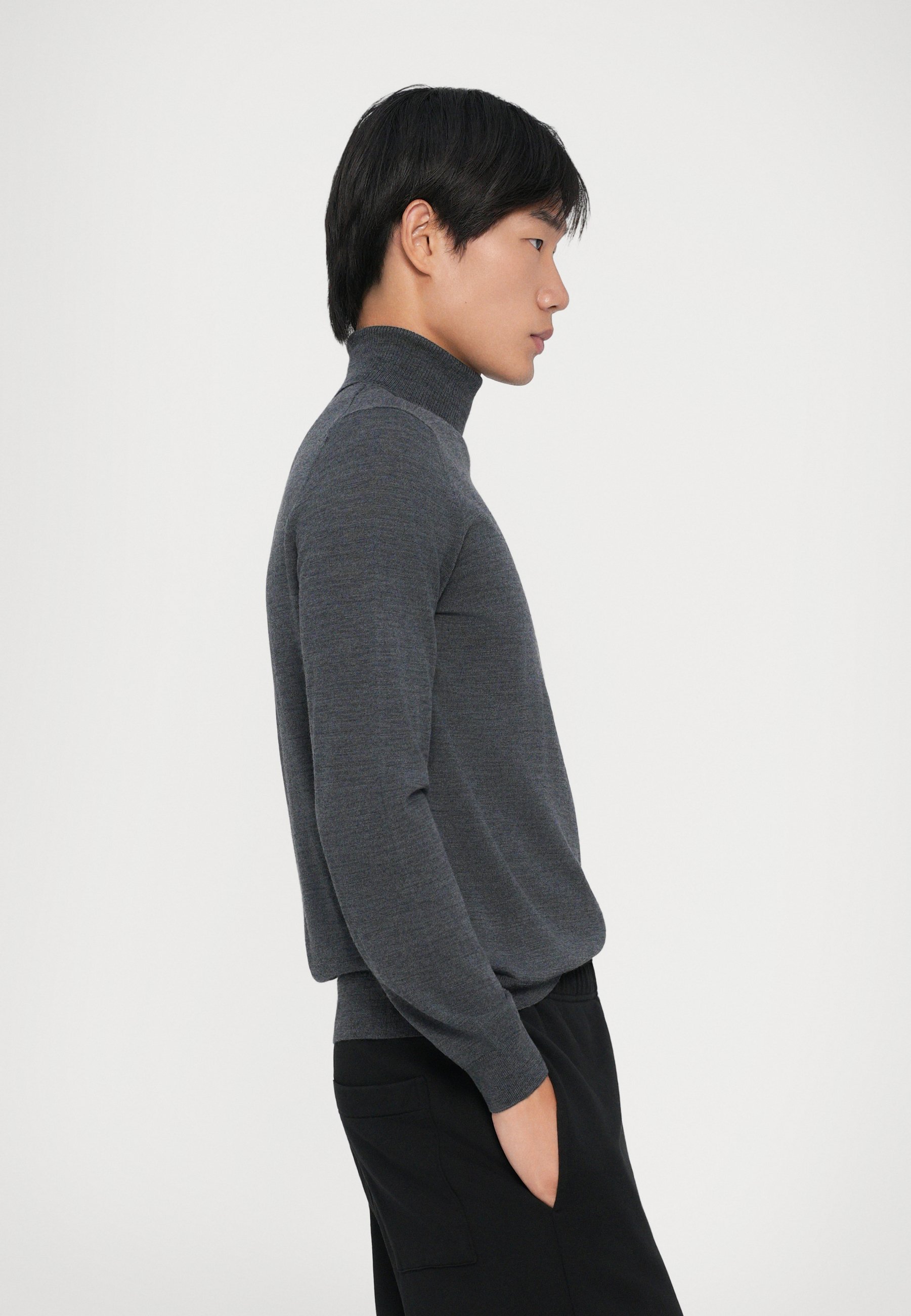 Pull fermé - gris foncé