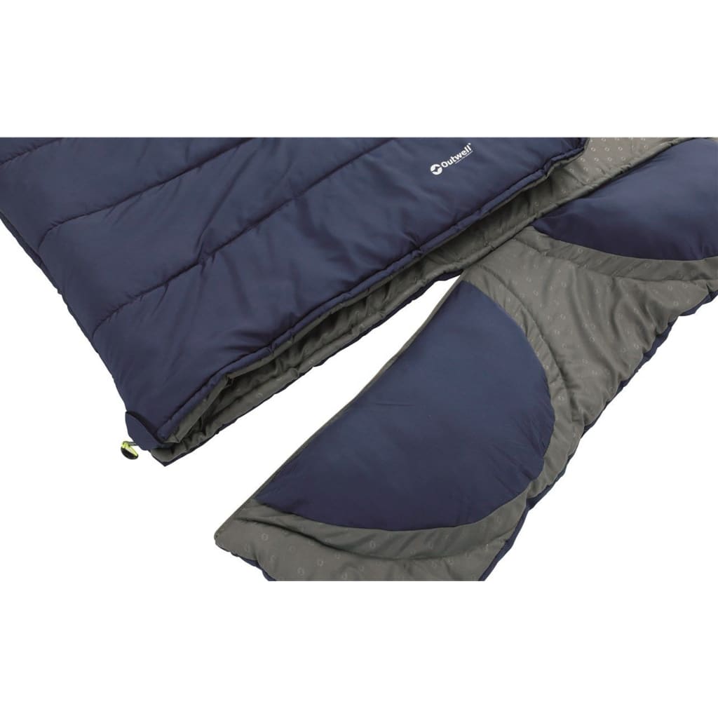 Outwell Saco De Dormir Para 2 Personas Contour Lux Azul Imperial