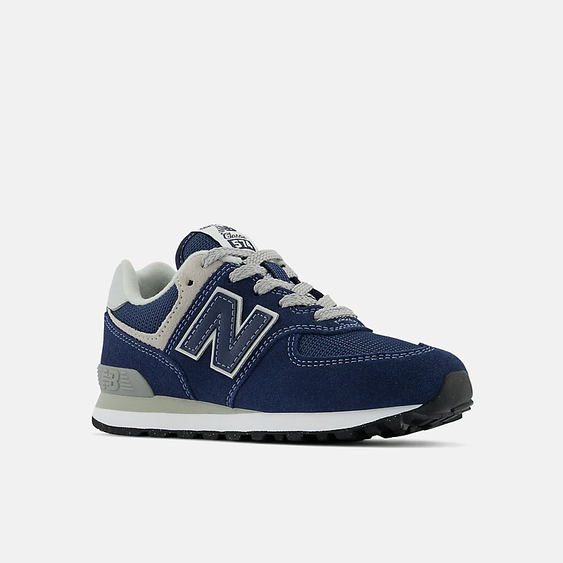 Dziecięcy 574 Core - granatowy z białym
