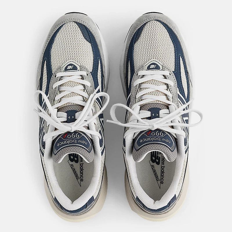 Unisex, gemaakt in de VS 990v6 - Marblehead met vintage indigo