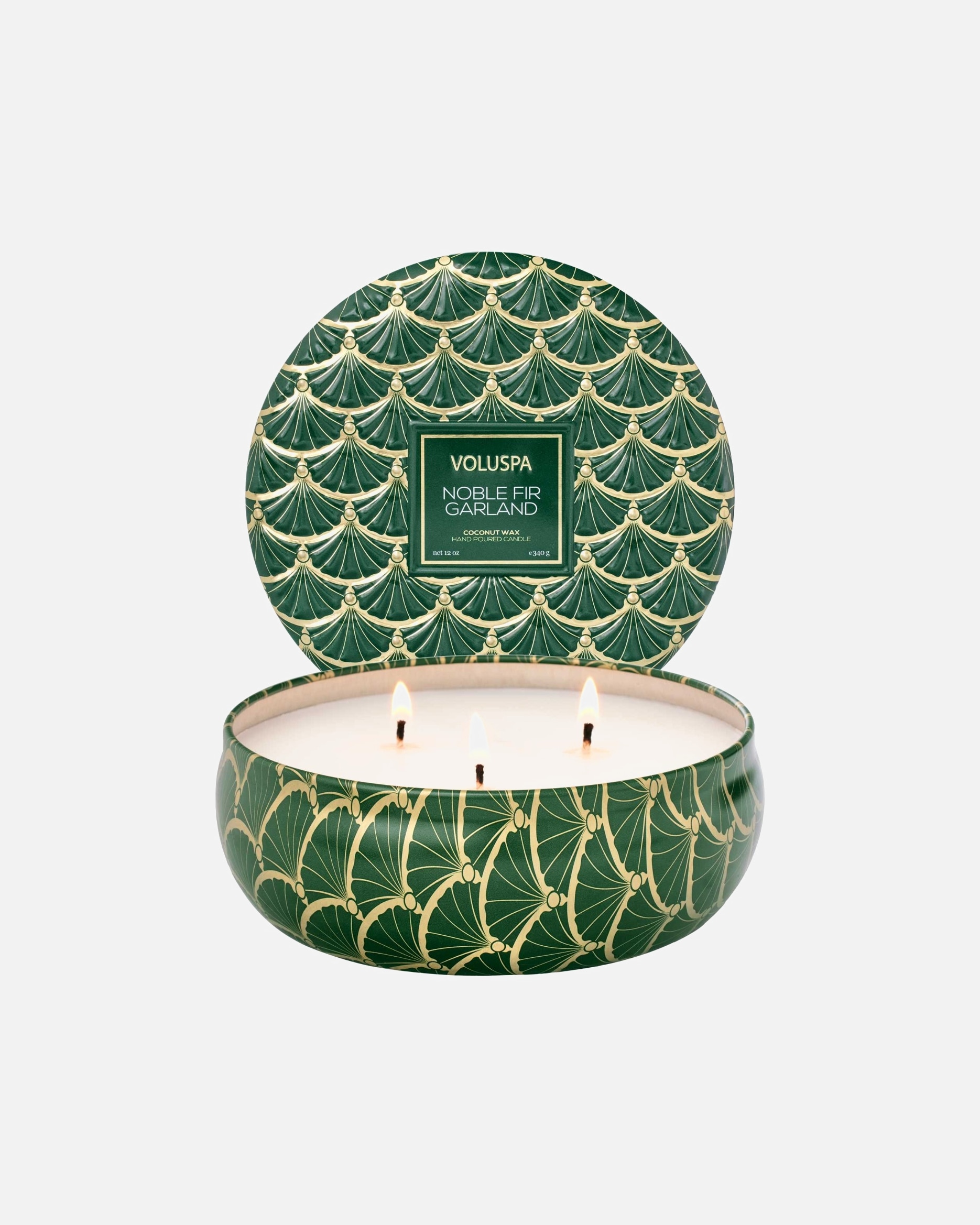 VOLUSPA Noble Fir Garland 3 Wick Tin