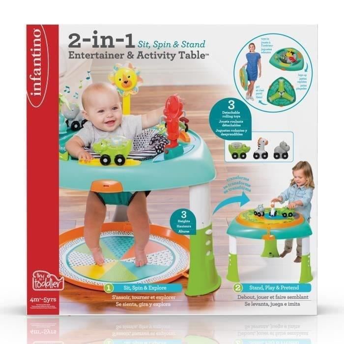 INFANTINO 2-in-1 Modularer Aktivitätstisch