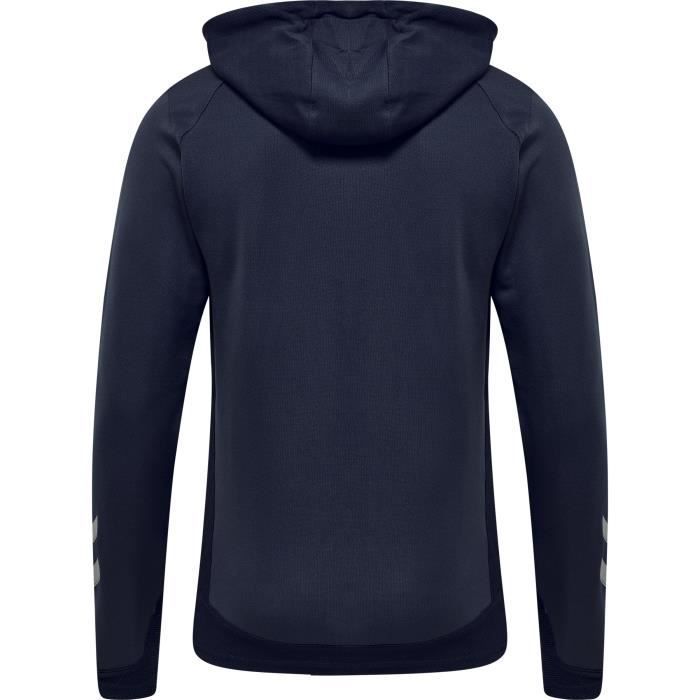 Moletom com capuz Hummel Hmllead masculino - Azul marinho - Mangas compridas - Multiesportivo