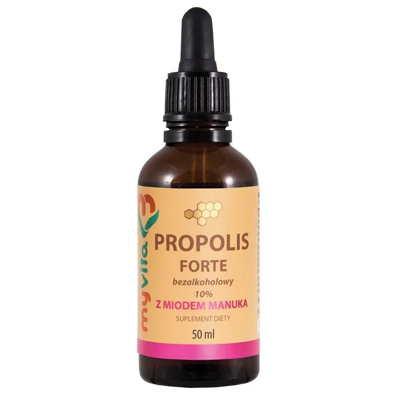 MyVita Propolis10% z Miodem Manuka Krople 50 ml