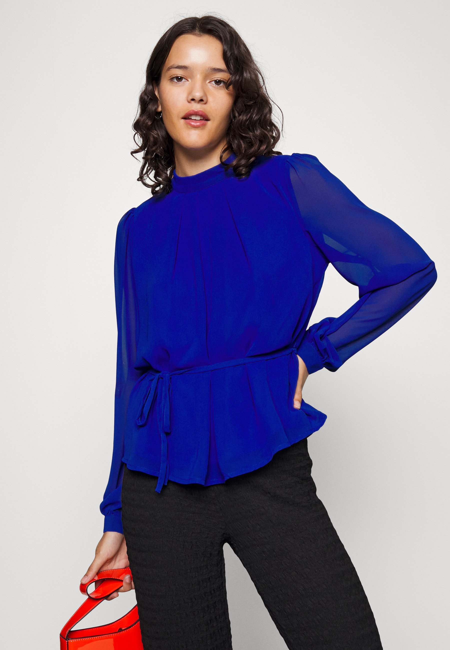 VILA VIKAROLINA - Bluse - mazarine blue