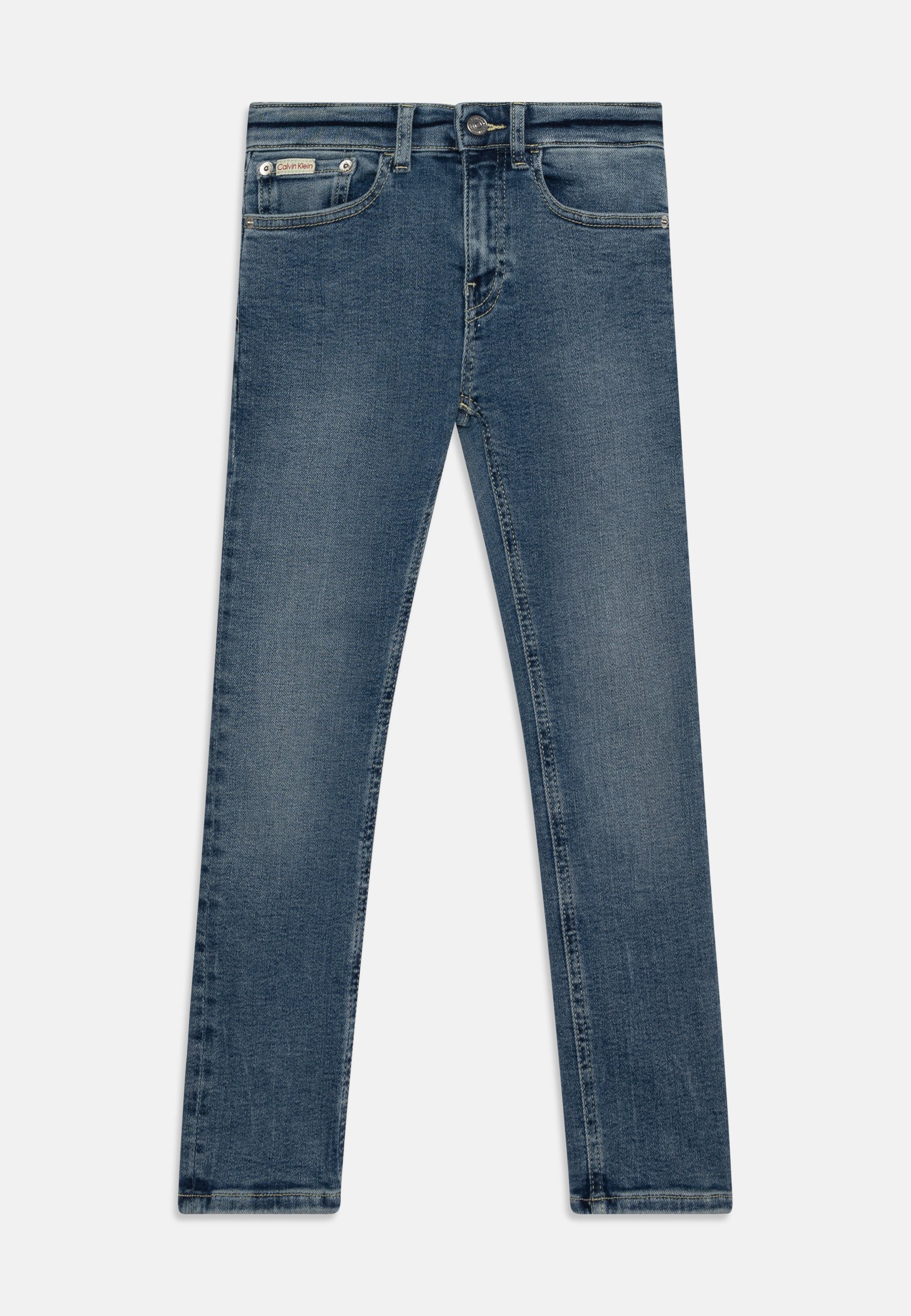 Calvin Klein Jeans Slim fit jeans - nieuw middenblauw