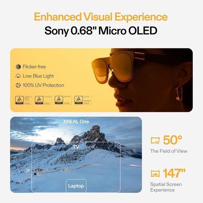 Lunettes de réalité augmentée XREAL One AR