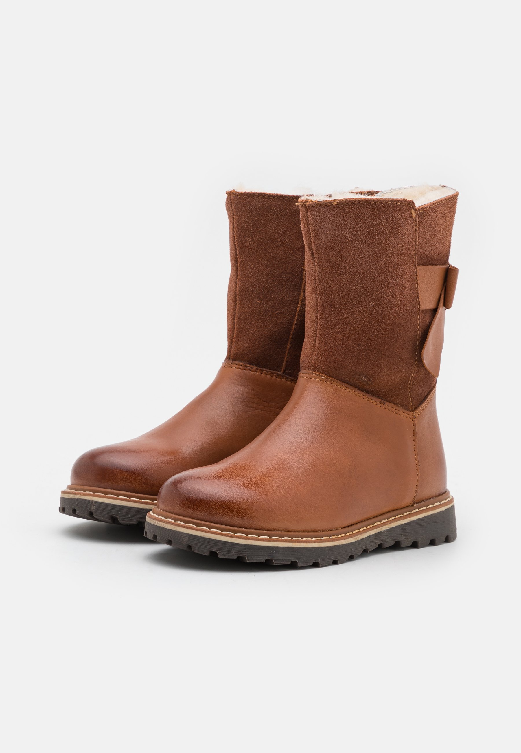 Friboo CUIR - Bottes - cognac
