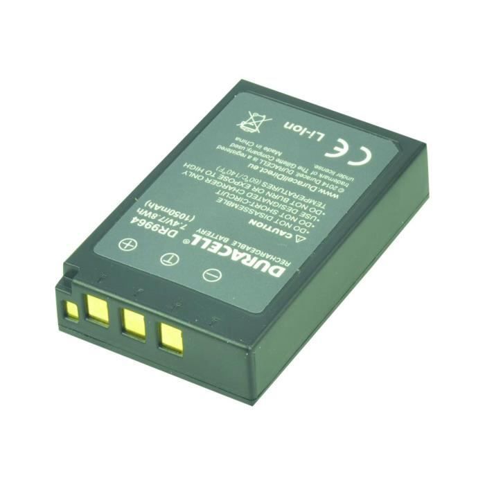 Duracell DR9964 - 1000 mAh Li-Ion camera battery - for Olympus E-P5, E-PL3, E-PL5, E-PL6, E-PL7, E-PL8, E-PM1, E