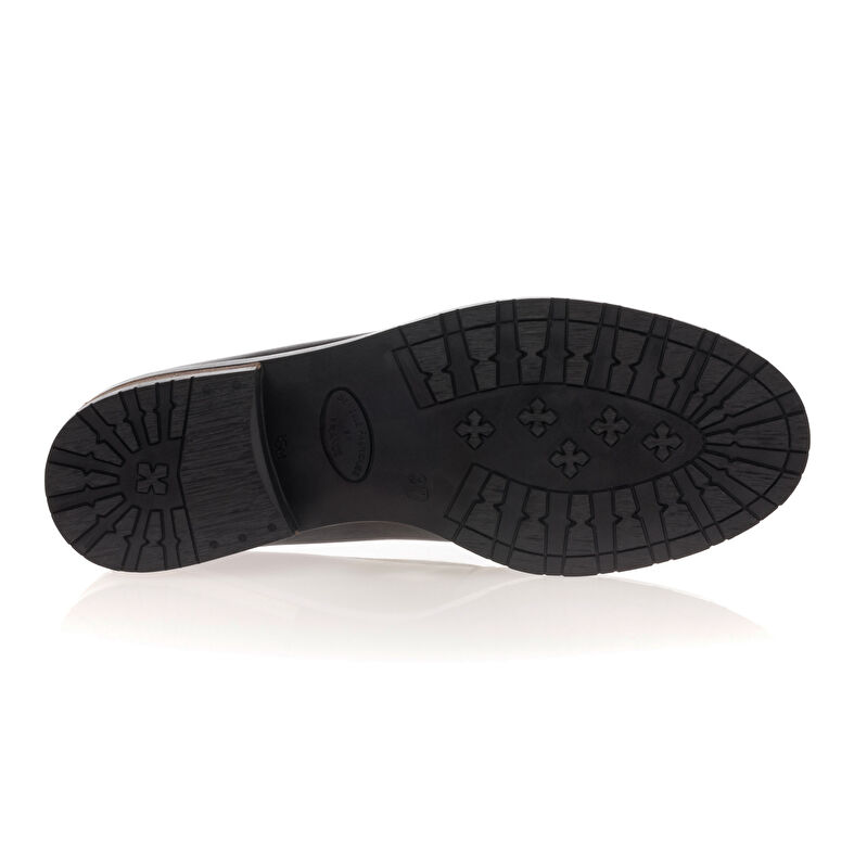 Schwarze Damen-Loafer/Bootsschuhe