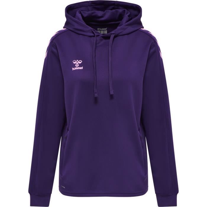 Hummel hmlCORE XK women's poly hoodie - purple - M