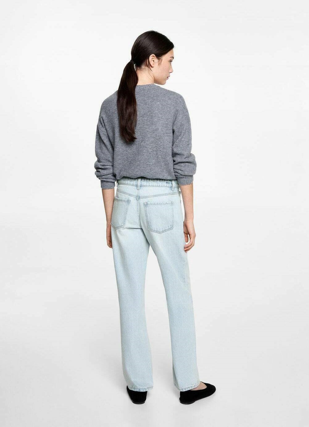 Mango Kids jeans met rechte pijpen - lichtblauw