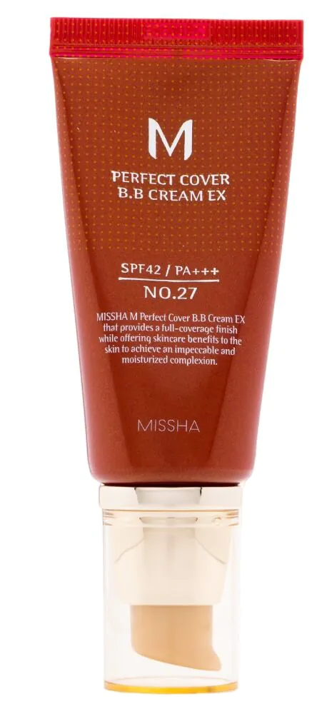Missha M Perfect Cover Krem BB SPF 42 PA+++ Honey Beige No 27