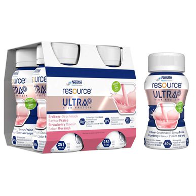 Resource Pack Ultra Magas Epres Fehérjeital 4 x 125 ml