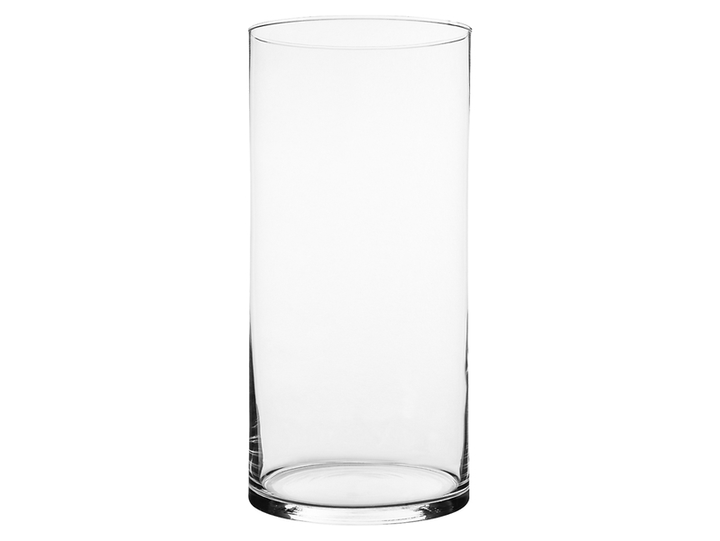 Wazon szklany 40 cm transparentny
