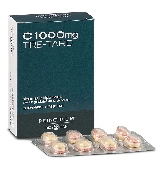 PRINCIPIUM BY BIOS LINE Principium C 1000 mg TRE-TARD immuunsüsteemi toidulisand 24 tabletti