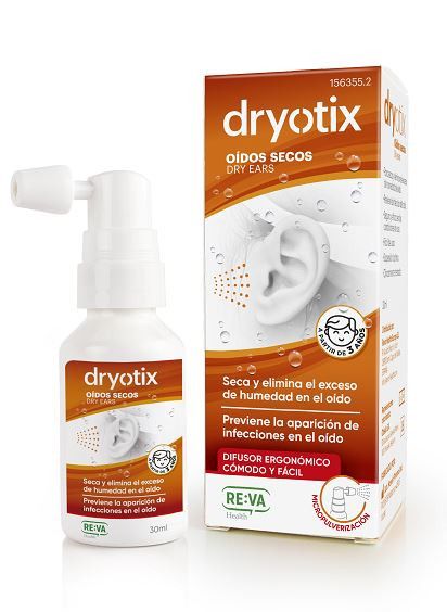 „DryOtix“ ausų purškalas Ausų kamštukai ir purškalai