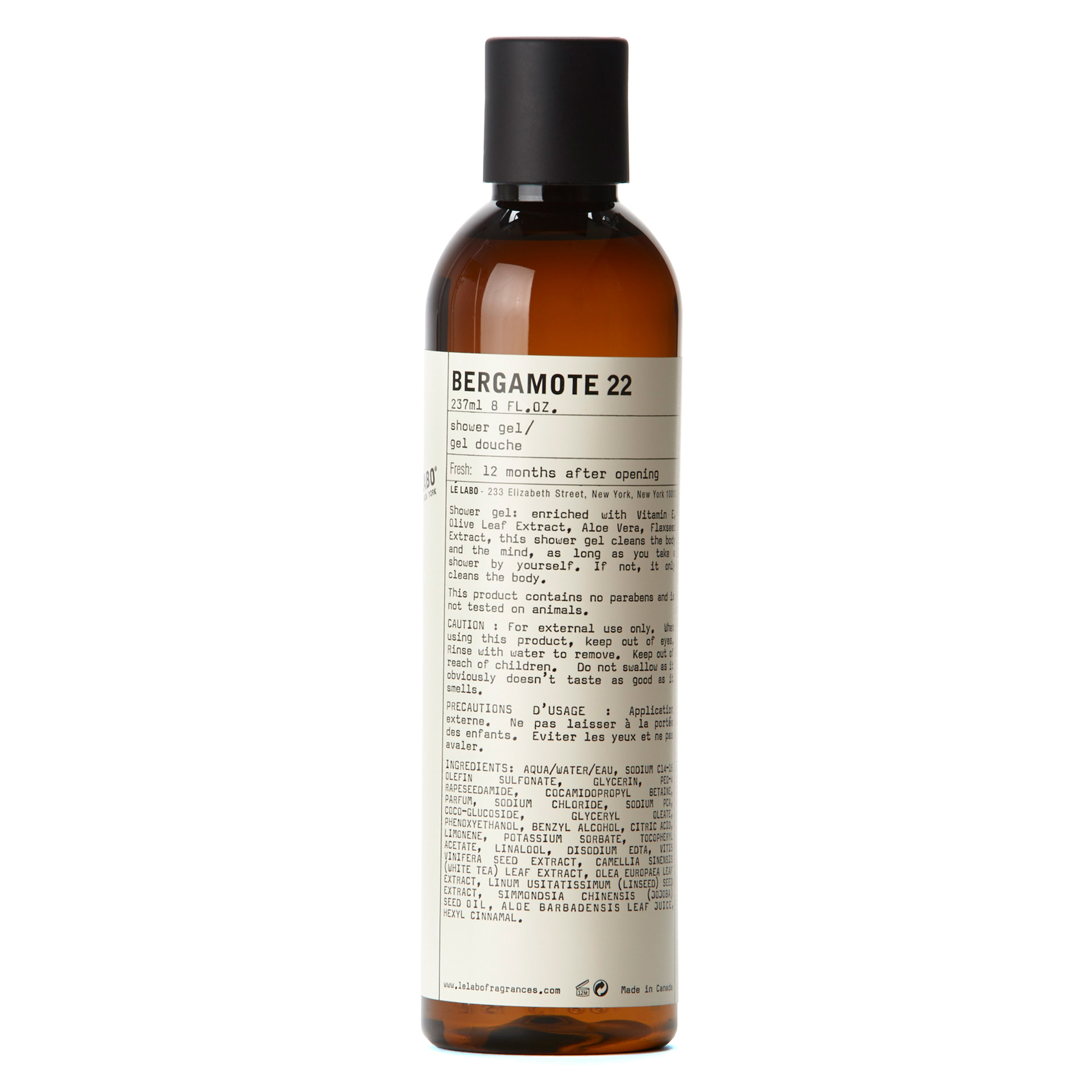 Gel de duș Bergamote 22 237 ml - Le Labo