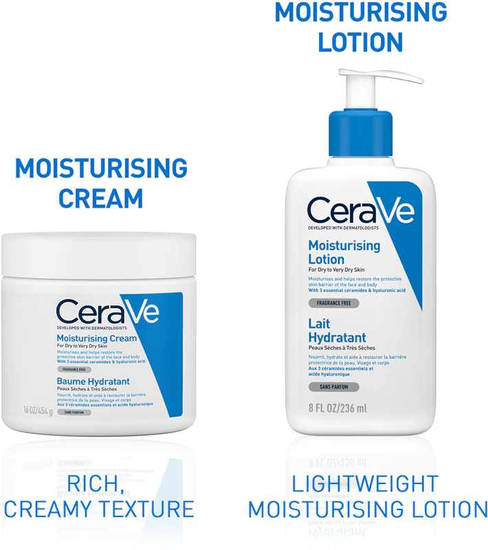 Hydratačné mlieko na tvár a telo CeraVe Moisturizers pre suchú a veľmi suchú pokožku