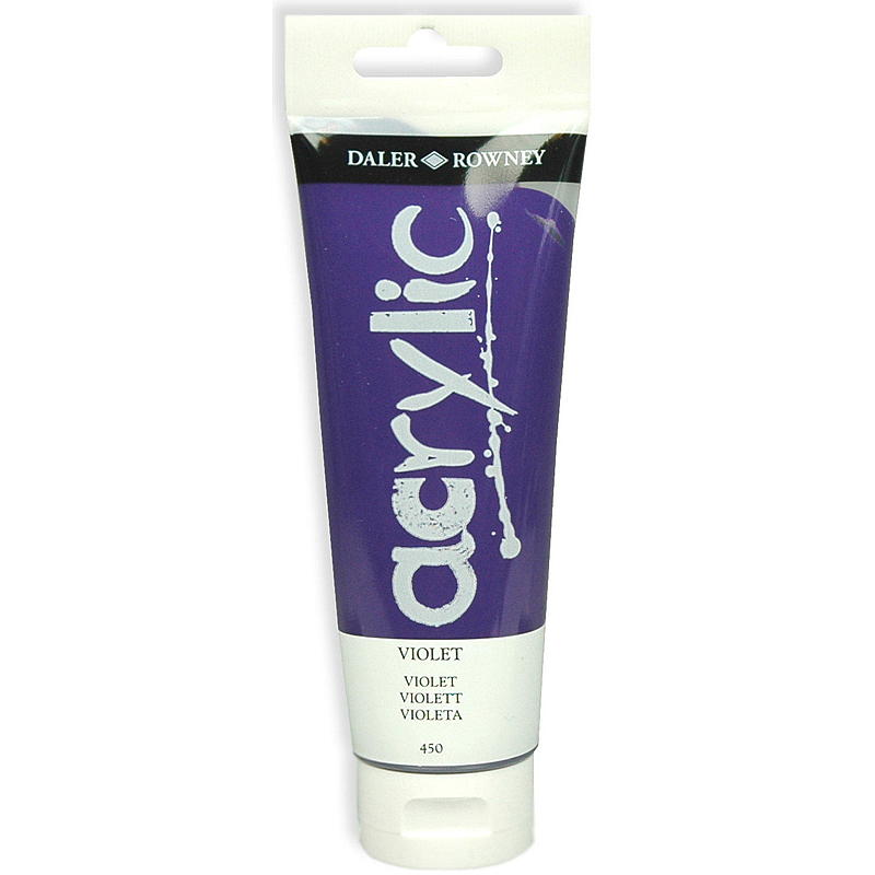 Dealer & Rowney akrylfärg 120 ml, violett