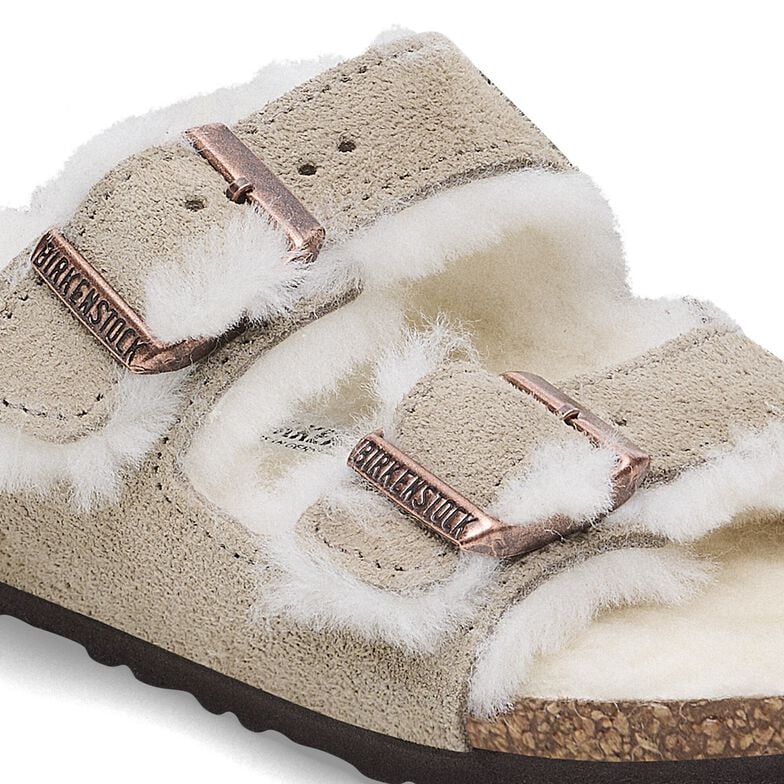 Arizona pelliccia di agnello Kids Pelle scamosciata - Taupe Taupe