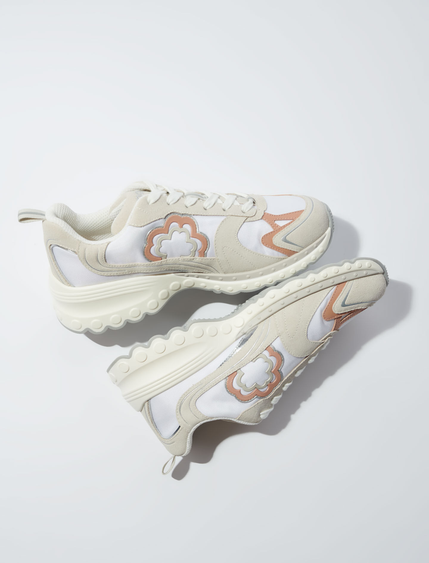 Sneakers - Roze/Ecru