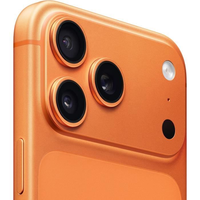 Apple iPhone 17 Pro Max de 2 TB color naranja cósmico.