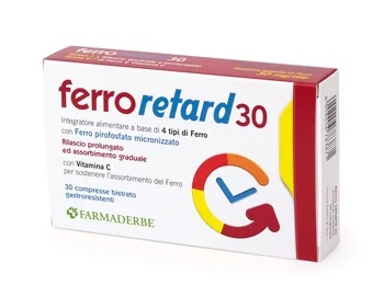 FARMADERBE Ferro Retard 30 tabletti