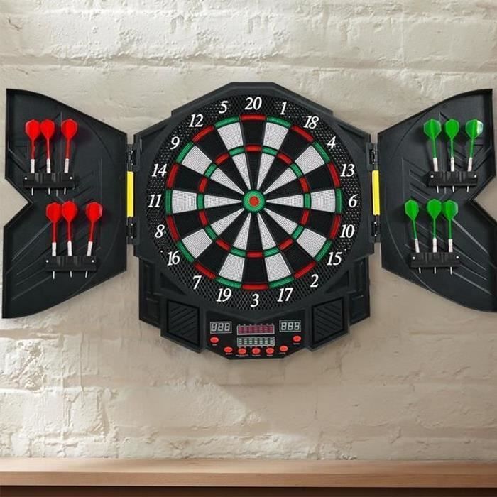Electronic dartboard - WISS - With 12 darts and LED display - 216 games