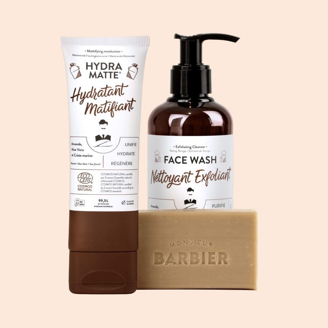 Set de cuidado facial Monsieur Barbier Happy Face Box - 1 pieza