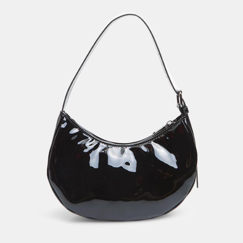 Bata Red Label damska mini torba typu hobo z efektem lakieru