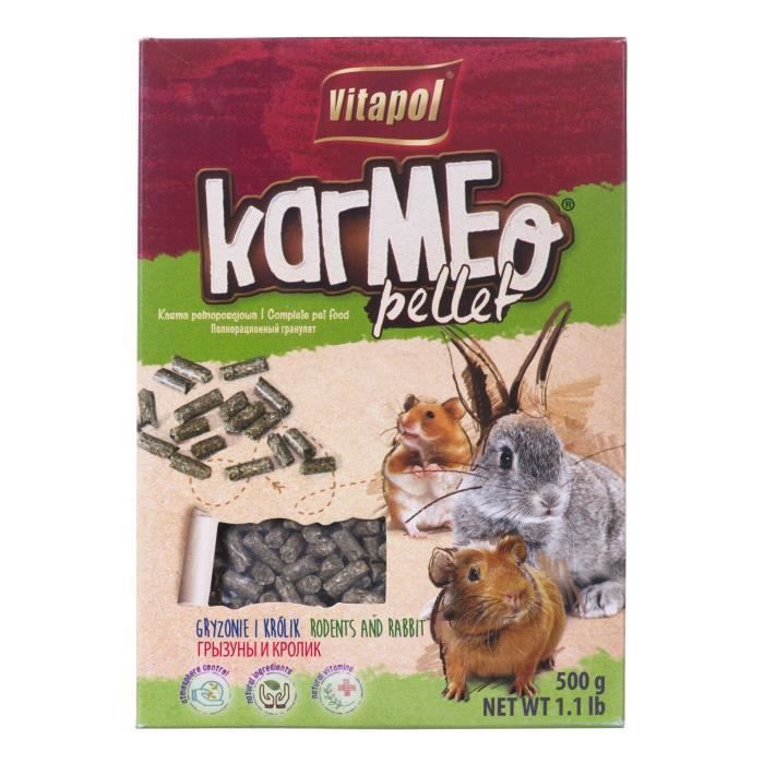 Granulés VITAPOL ZVP-1000 pour Chinchilla, Octodon, Gerbille, Hamster - 500 g