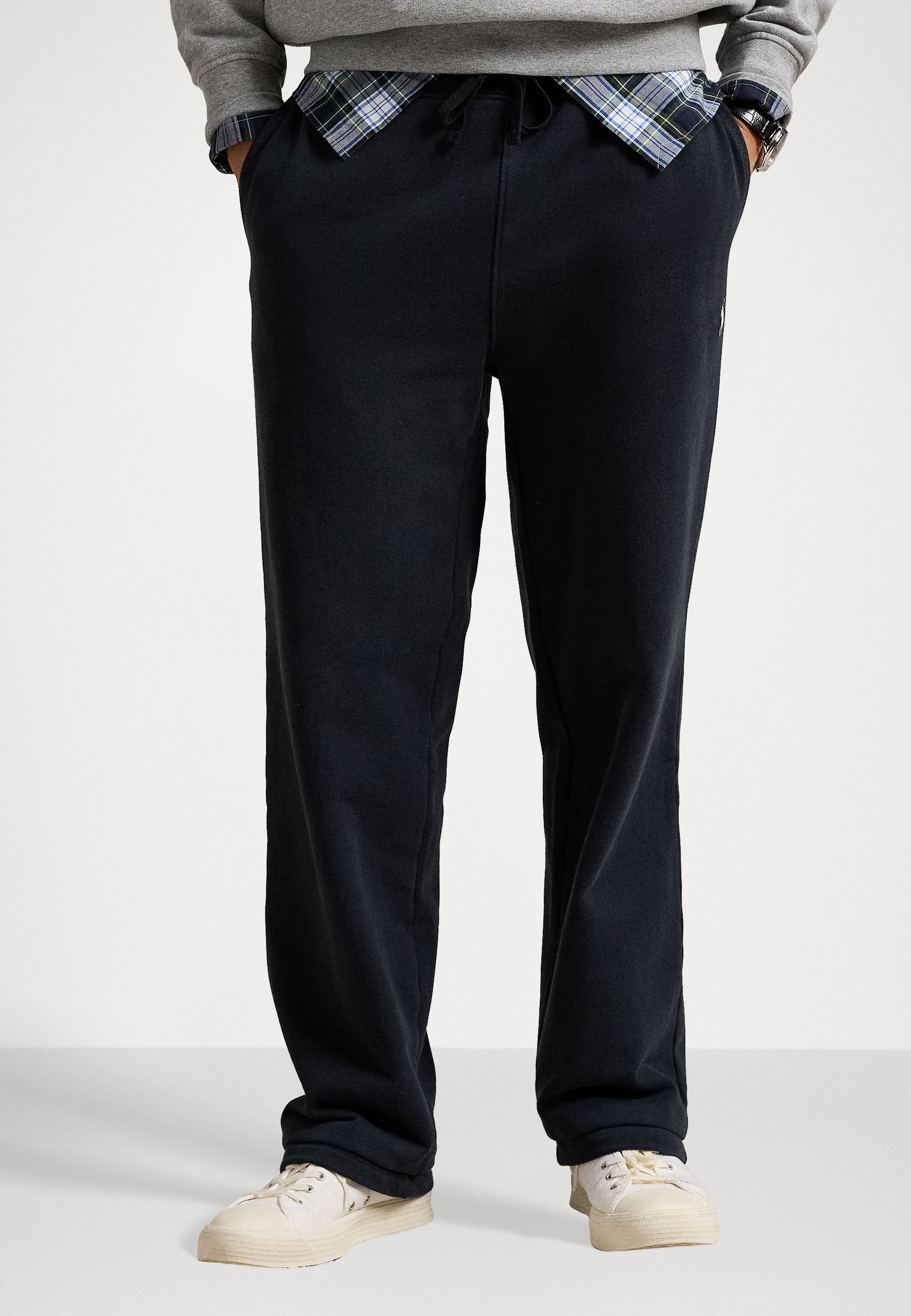 Polo Ralph Lauren Loopback Fleece Broek met Trekkoord - Trainingsbroek - zwart