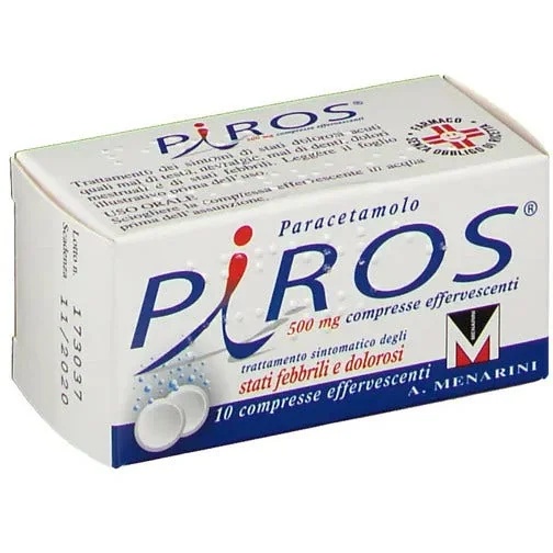 MENARINI Rot 500 mg 10 Brausetabletten Paracetamol