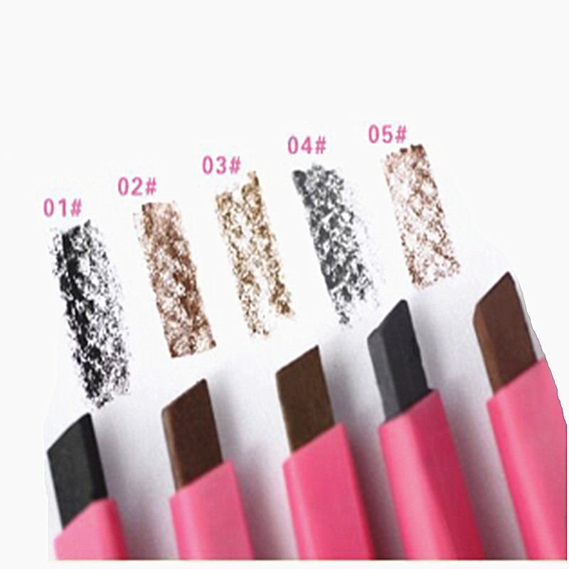 Matita per sopracciglia marrone impermeabile da donna, penna per contorno occhi, strumento per il trucco, 5 colori, nuovo, 1 pezzo, tinta per sopracciglia