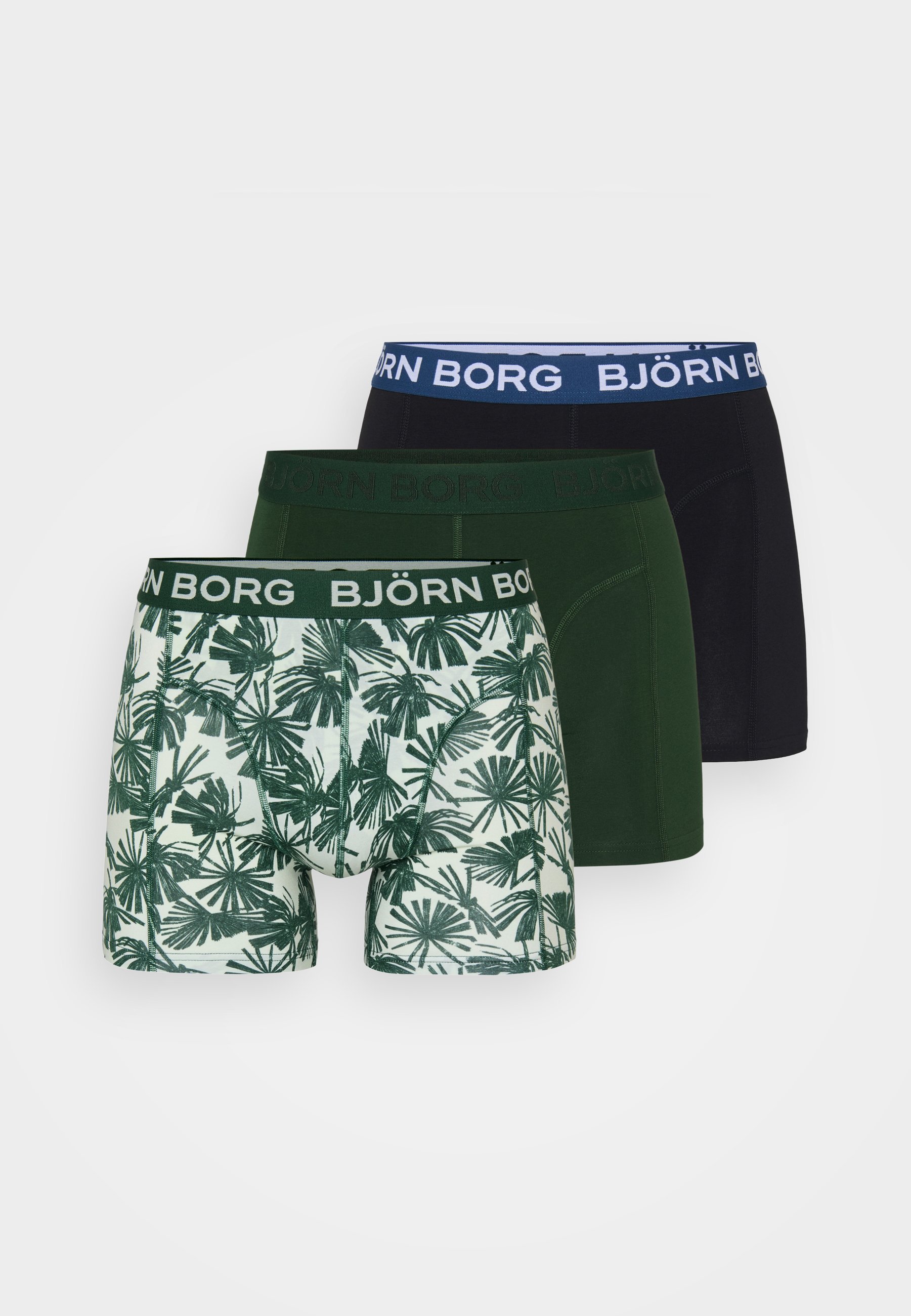 Björn Borg Confezione da 3 - Slip - verde scuro/nero