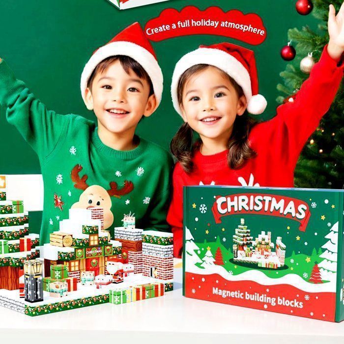Blocchi da costruzione magnetici - 150 pezzi, set di costruzioni per bambini, blocchi magnetici da 2 cm, regalo per bambini e bambine dai 3 anni in su