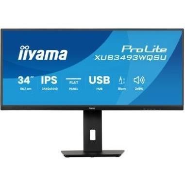 Schermo piatto - IIYAMA - XUB3493WQSU-B6 - IPS UQHD 34