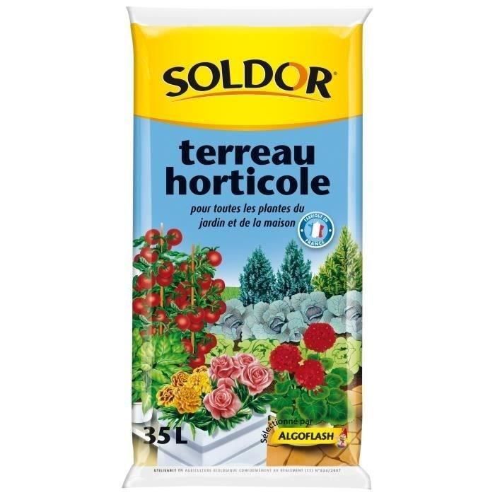 SOLDOR 35L Sustrato para macetas hortícolas