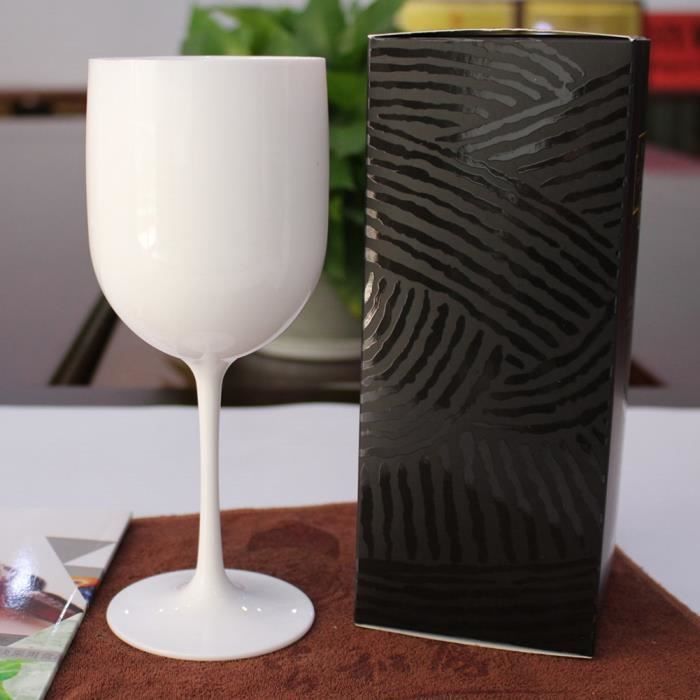 Verres à Vin éLéGants et Incassables, Verres à Vin en Plastique, Verres à Vin TrèS Incassables