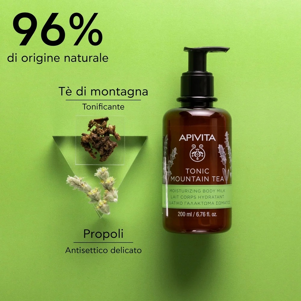 APIVITA Apivita Tonic Mountain Tea bodylotion 200 ml hydraterende bodylotion