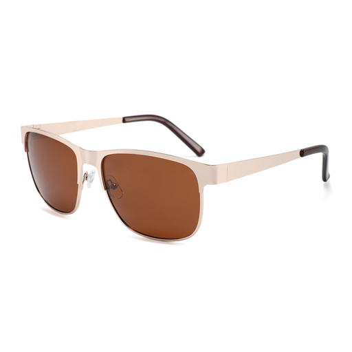 Sexton Sonnenbrille | Quadratische Aviator-Sonnenbrille aus Metall