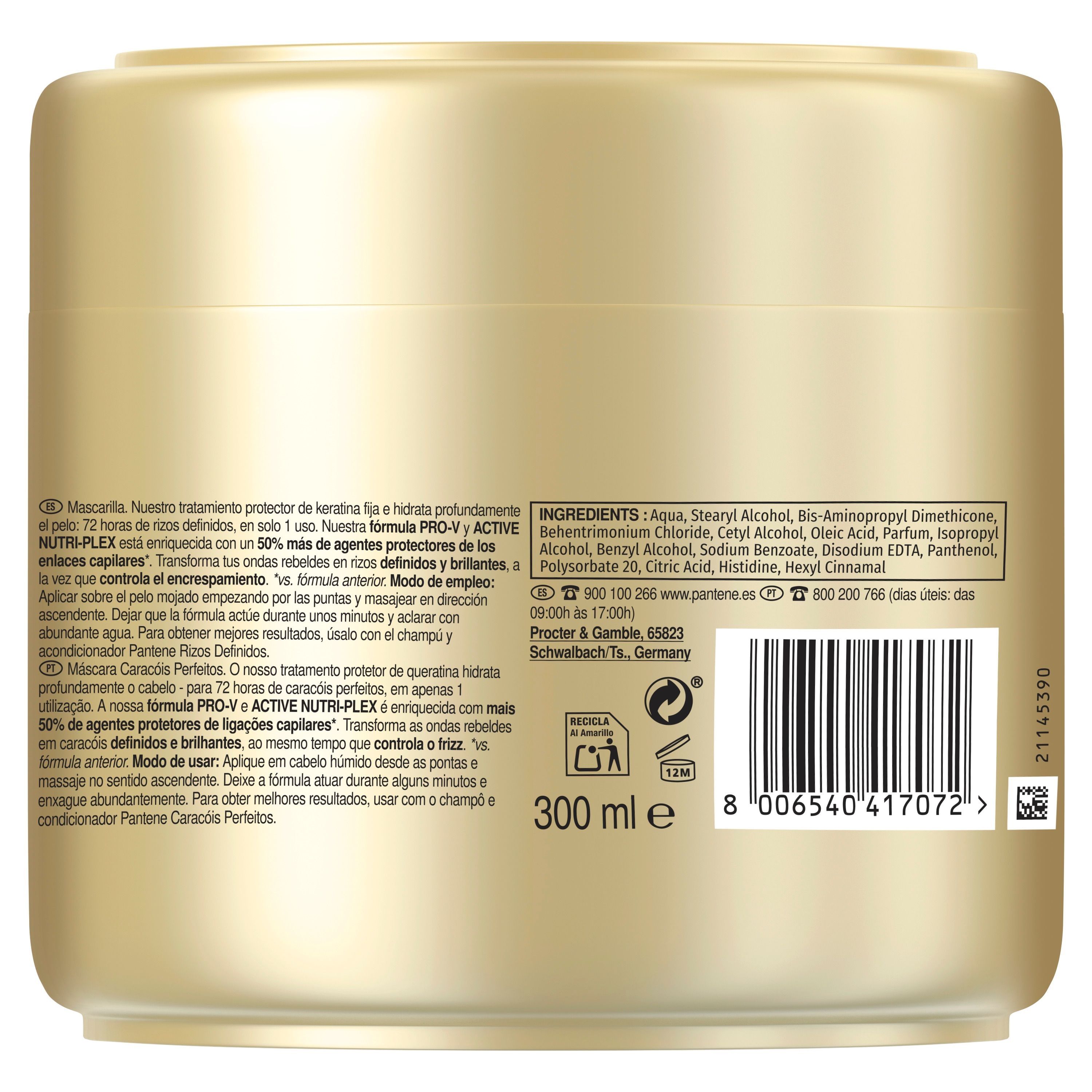 Pro-V Defined Curls keratinska maska Maske za kosu