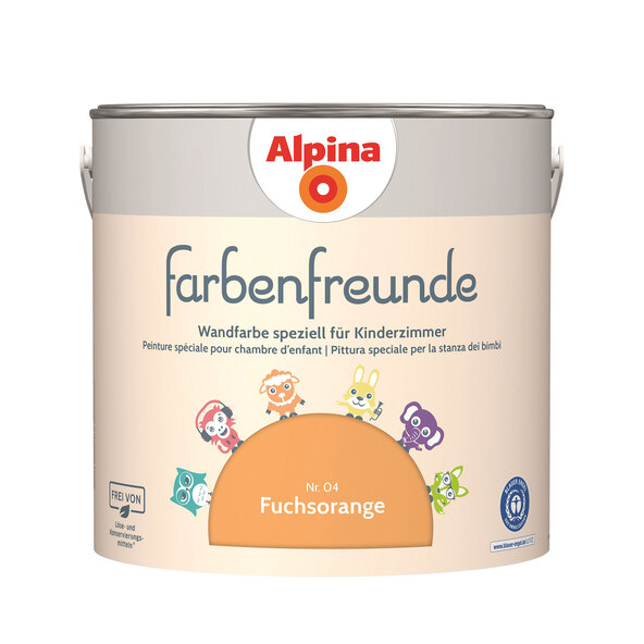Farbenfreunde No. 4 Fuchsorange, 2,5l