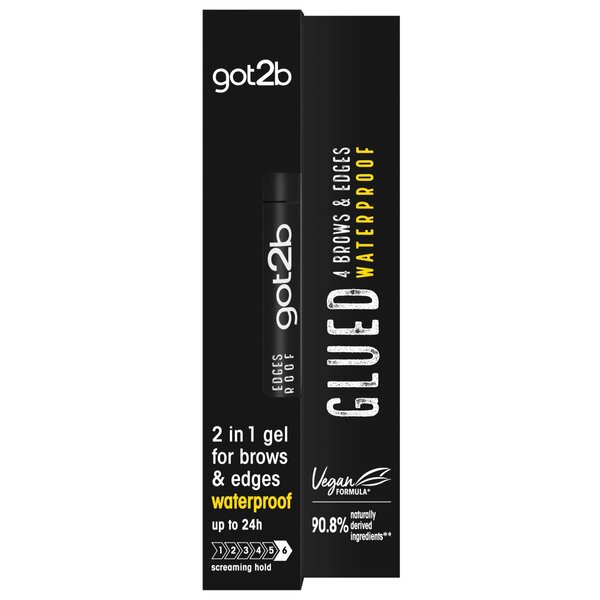 Gel rezistent la apă 2 în 1 Got2b Glued 4 Brows & Edges<br>16 ml