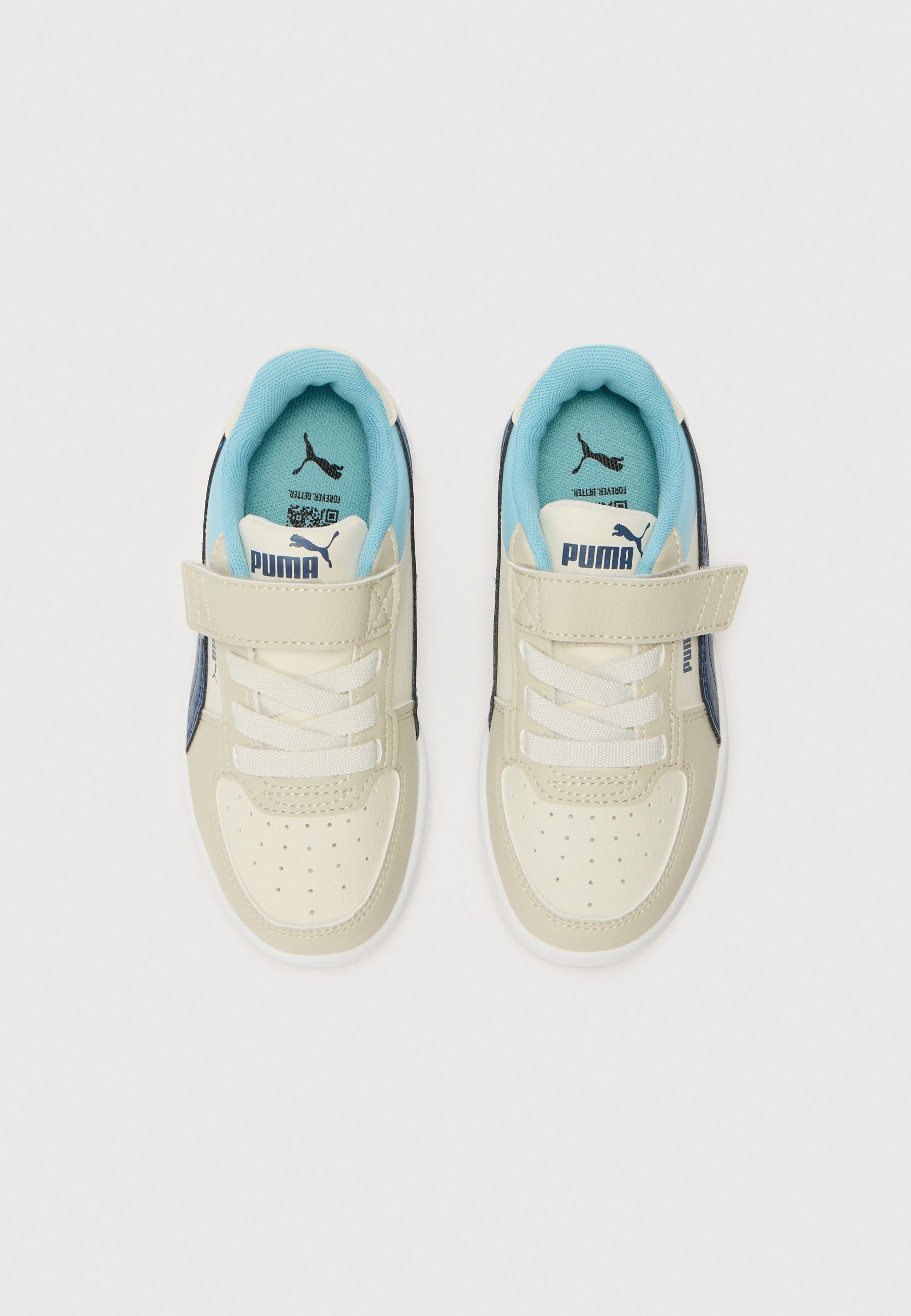 Puma CAVEN 2.0 BLOCK AC+ PS - Scarpe da ginnastica - polvere del deserto/blu persiano/verde acqua