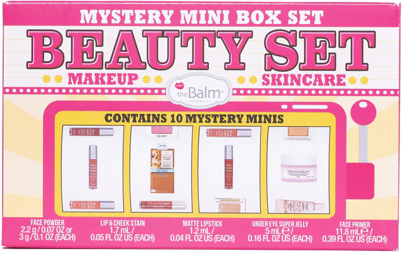 theBalm Mystery Mini Box Beauty Set, uma caixa surpresa para mulheres.