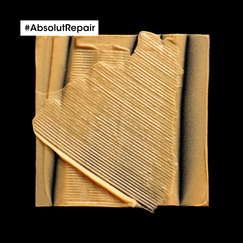 Máscara regeneradora L'Oréal Professionnel Serie Expert Absolut Repair Golden para cabelos secos e danificados
