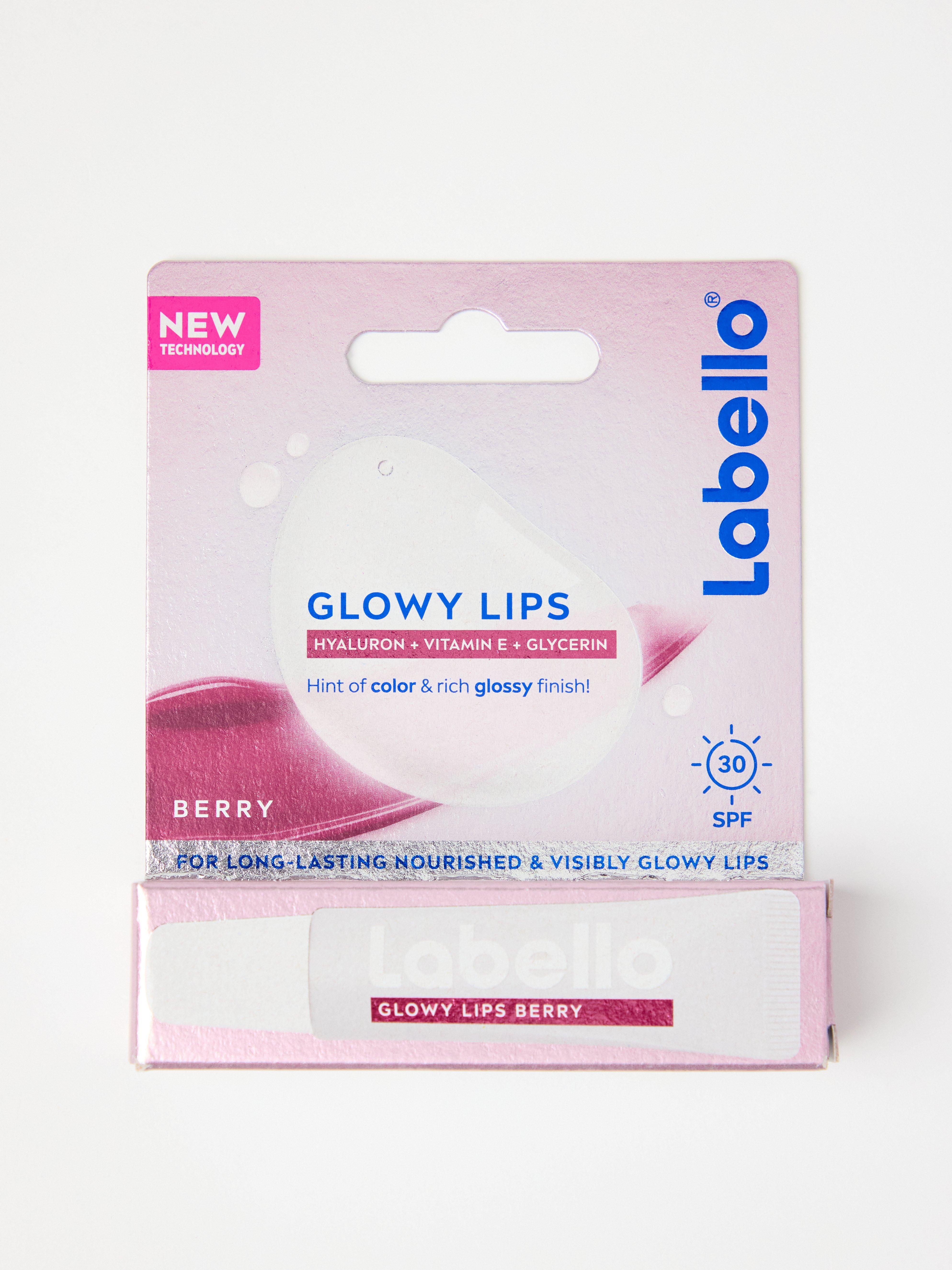 Labello Glowy Lips Berry TInted SPF30 No colour