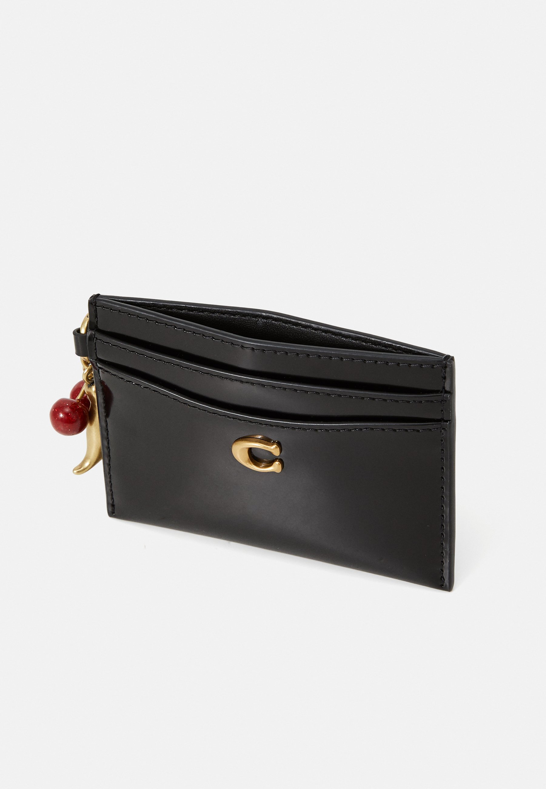 COACH CHARMED SPAZZOLATO - Πορτοφόλι - μαύρο